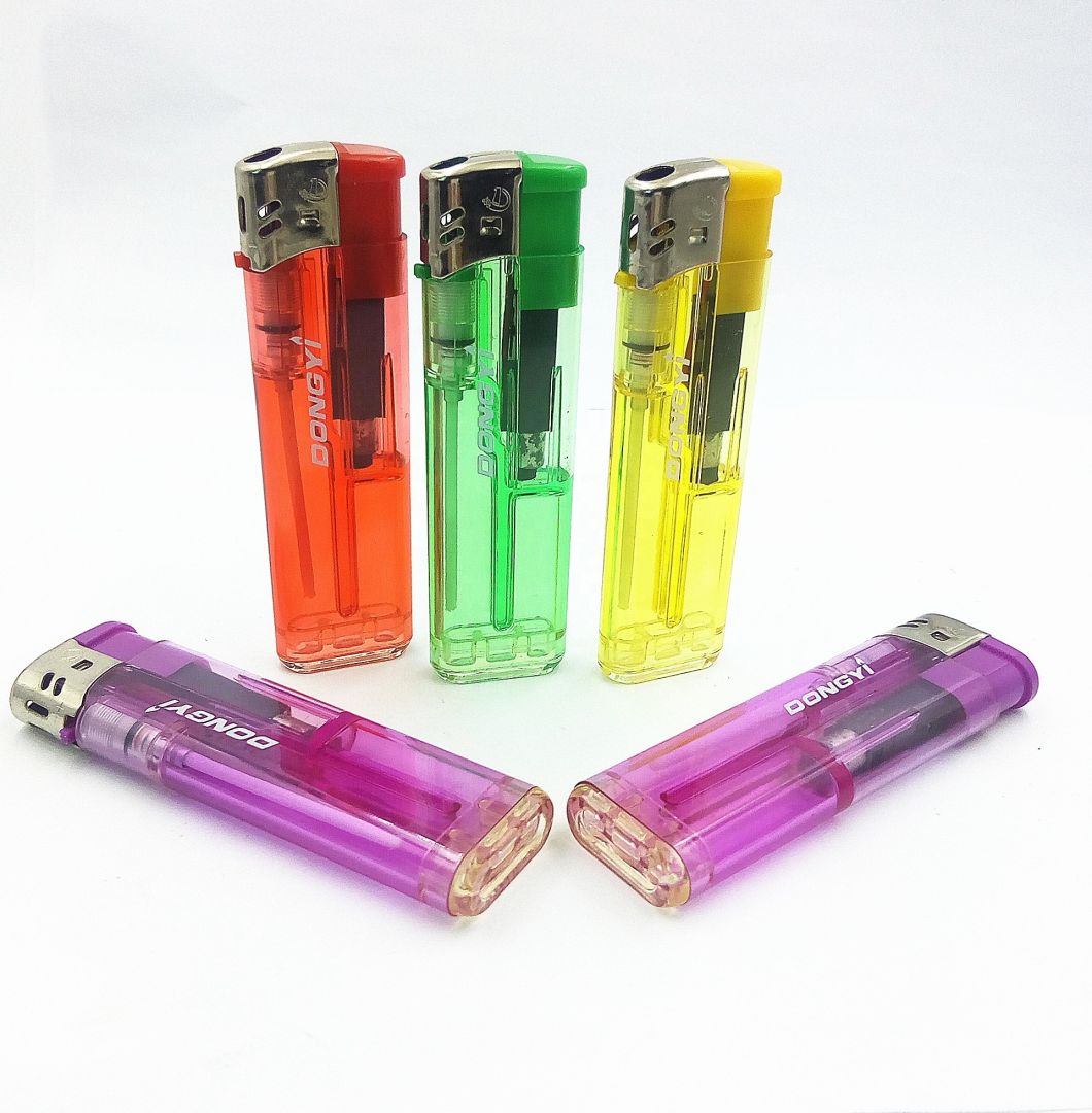 Dy-065 Popular High Quality Disposable Plastic Electric Lighter