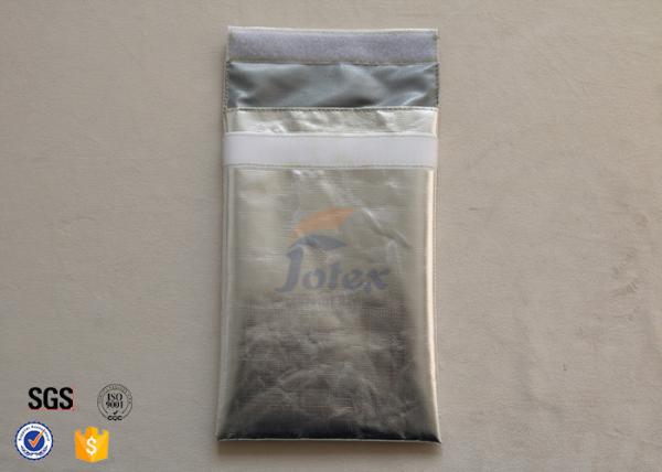 Cheap 60g/m2 White Non Woven Fabric Fireproof Document Bag For Bank A4 Size for sale