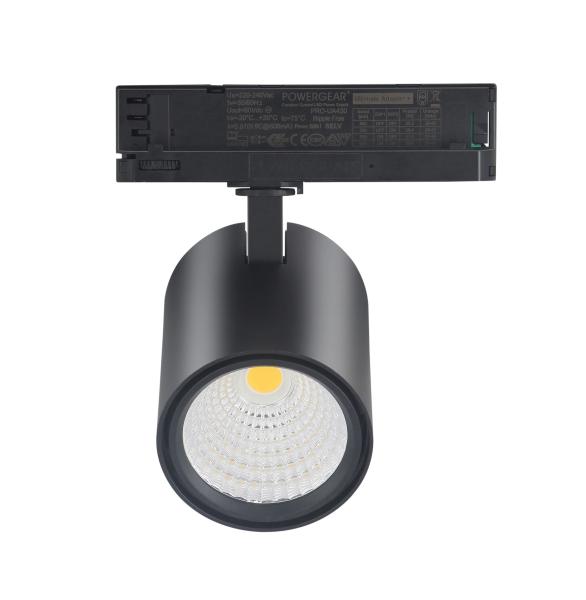 30W led track lights dimmable Non Flicker Dali Dimmable 3000LM 90Ra Black 4000K