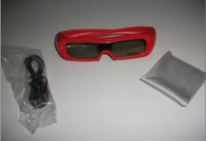 Quality Universal Plastic 3D Glasses Active Shutter , Anaglyph 3D Glasses wholesale
