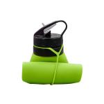 Height 27cm Leakproof Collapsible Drink Bottle 175g Silicone Foldable Water