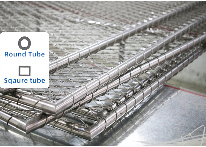 Inox Cable Stainless Steel Rope Wire Mesh For Railing Balustrade Fence Panels 200mm