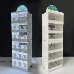 Layers Free Combination Metal Tobacco Cigarette Display Cabinet Rack