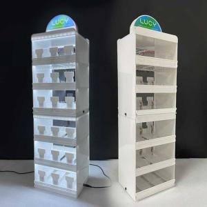 Quality Layers Free Combination Metal Tobacco Cigarette Display Cabinet Rack wholesale