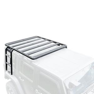 Quality Powder Coated Ladder Jl Roof Rack for Jlu Jeep Rubicon Wrangler Convenient Cargo Storage wholesale