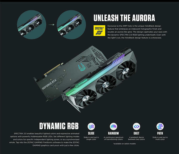 GeForce RTX 3070 Ti AMP HOLO OC 256bit GPU Video Card Gaming Graphics Card For Desktop