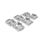 Surface Mounted Aluminum LED Strip Profiles Magnet Lights Channel 14*18mm