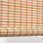 1.5m 2m Waterproof Bamboo Slat Roll Up Blinds Sun Proof Woven Roman Bamboo