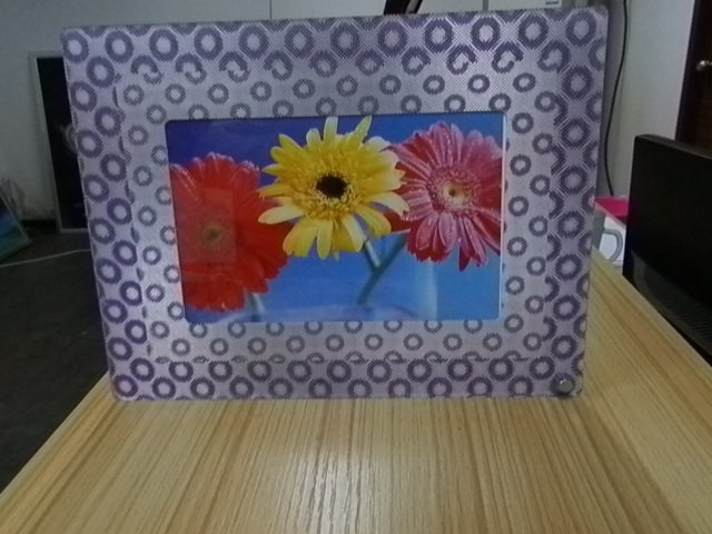 PLASTIC LENTICULAR fly eye 3d photo frames lenticular photo frames with depth 3d effect 360