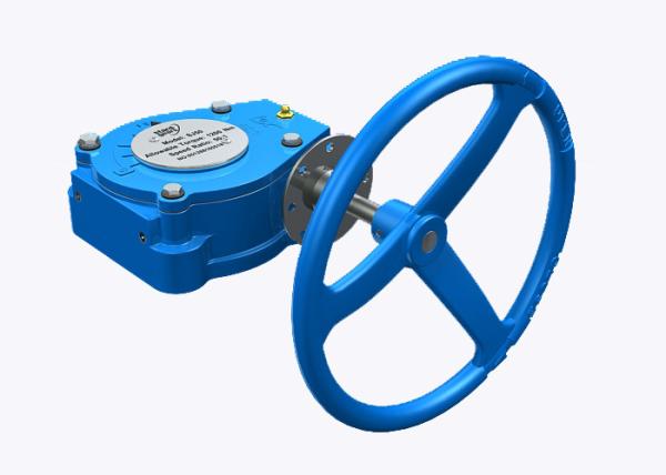 Industrial Waterproof Butterfly Valve Gearbox Cast Iron Worm Gear Corrosion -
