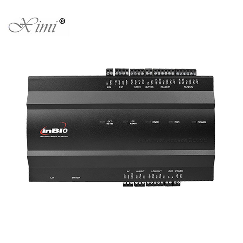 Fingerprint Access Control Panel ZK Inbio 160 Access Control Board With Power Protect Box