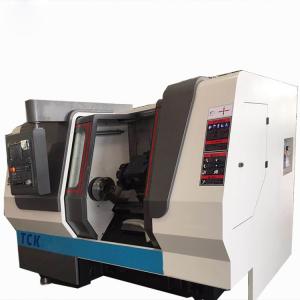 Horizontal CNC Lathe Machine / Turning Metal Lathe Slant Bed CNC Center