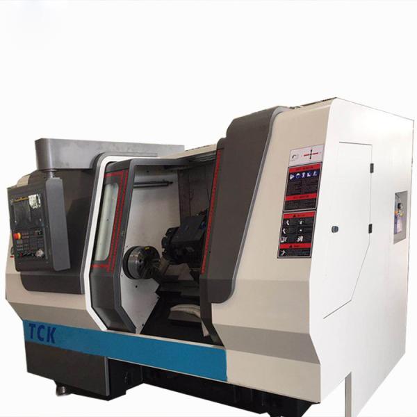 Cheap Horizontal CNC Lathe Machine / Turning Metal Lathe Slant Bed CNC Center for sale