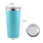 304 Stainless Steel Tumblers , Stainless Steel Coffee Mug Easy Grip Base