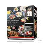 Ready Meals Dumplings Breads Hamburgers Frozen Food Vending Machine with Short