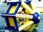 Colorful 3 * 2.8m Blow Up Water Wheel PVC Tarpaulin Toy For Adult / Kids Summer