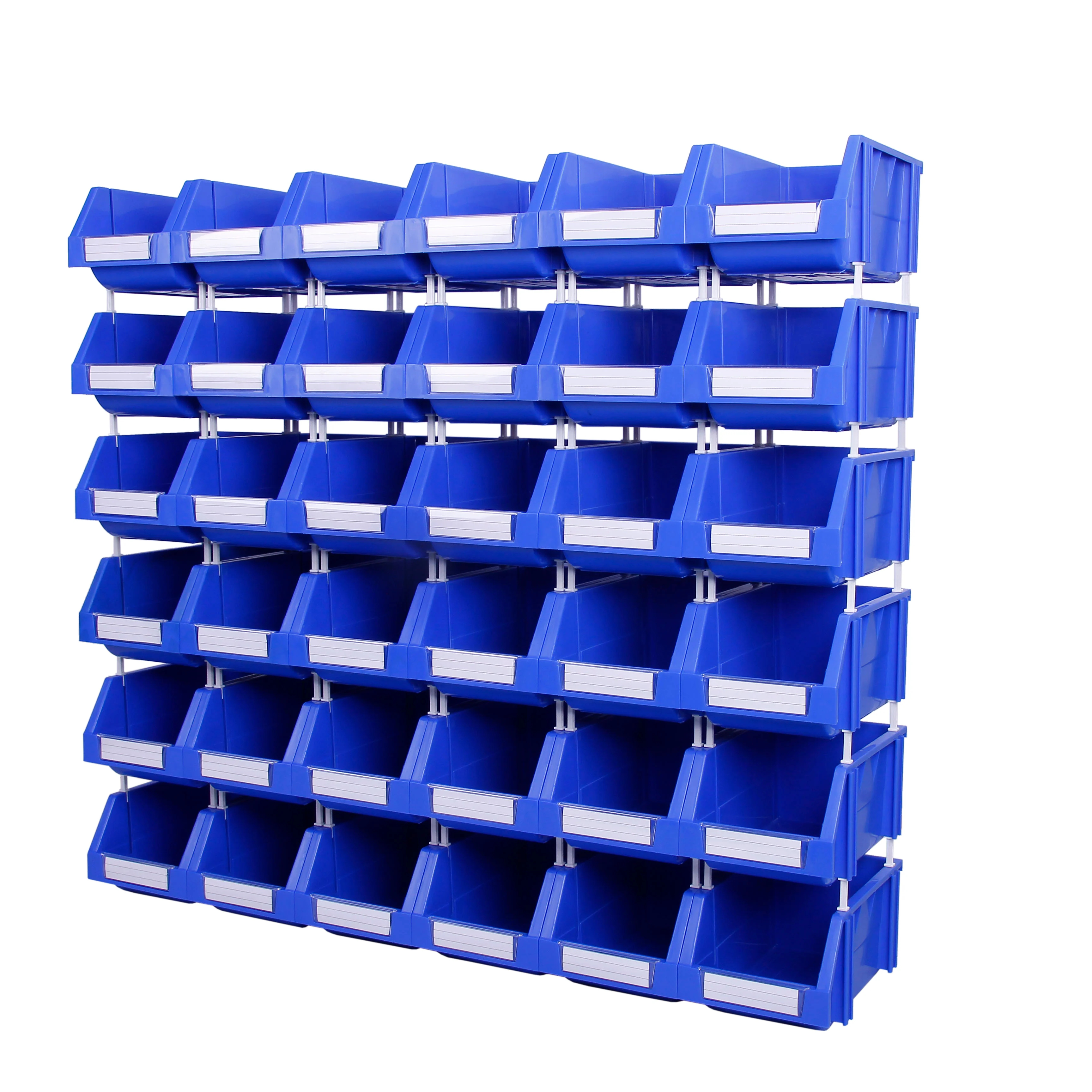 Customized Color Plastic Shelf Bin Logo Screw Storage Bins for Workbench Organization