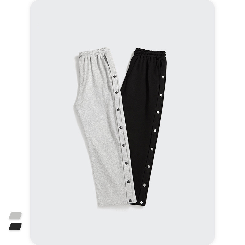 Windproof Mens Cotton Jogger For Double Breasted Print Jogging Sweatpants
