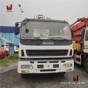 Quality 52M 6x4 Used Concrete Pump Truck With Isuzu Chassis In Good Condition wholesale