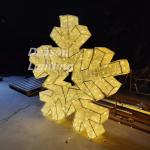 Large led lighted snowflakes
