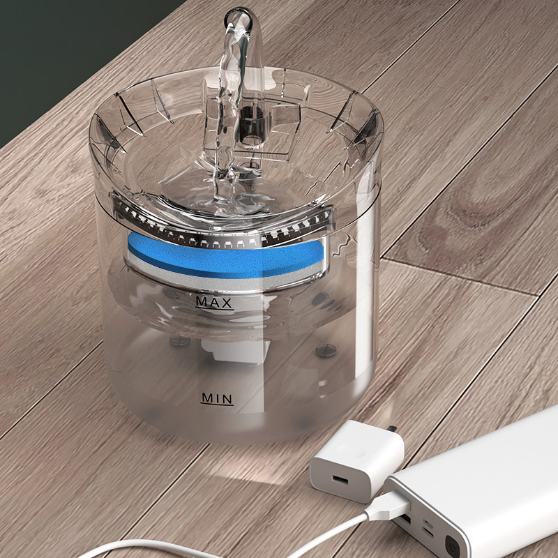 Pet Water Dispenser Automatic Dog Drinking Plastic Fountain Cat Water Fountain Faucet