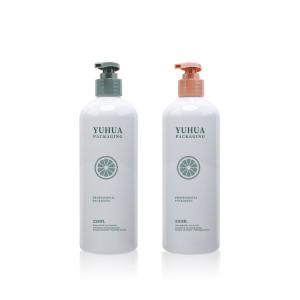 Quality Cylinder Frosted Cream Lotion Shampoo Bottle Packaging With Pump 550ml wholesale