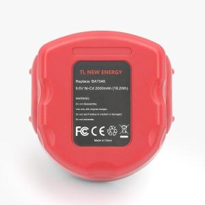 Quality Power Tool Battery 9.6V 2500mAh for Boschbat048, Bat100, Bat119, 2607 335 540, 2607 335 674, 2607 335 682 wholesale