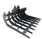 5 Ton Excavator Rake Bucket , 1000mm Width Excavator Land Clearing Rakes
