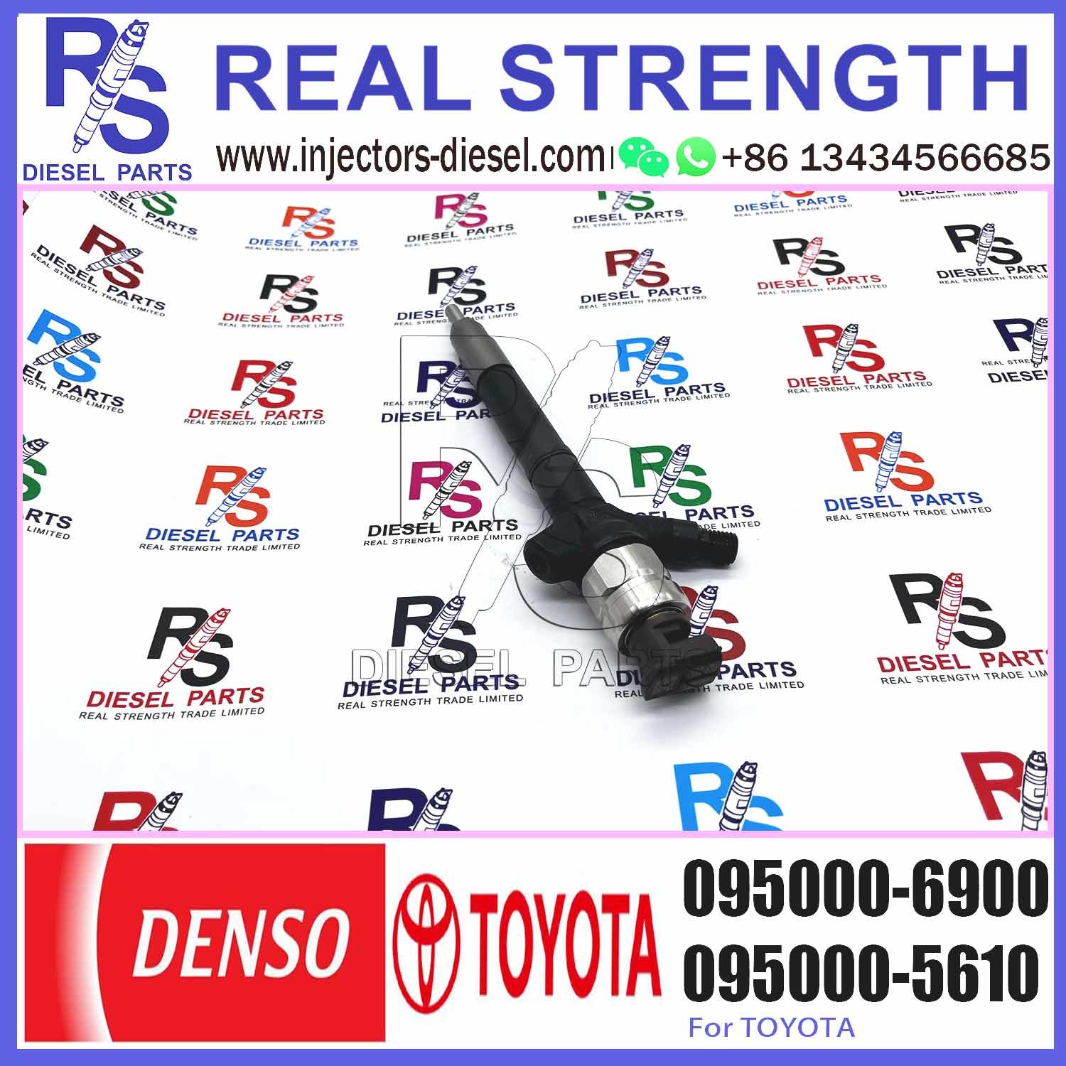 New Diesel Common Rail Injector 095000-6110 095000-6900 095000-7600 095000-7610 23670-09200 236700R060 For TOYOTA 2AD-FH