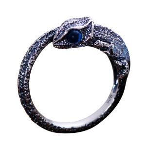 Quality Womens and Mens Chameleon Retro Sterling Silver Ring(XH056032WBLUE) wholesale