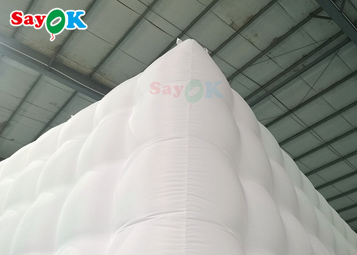 LED Oxford Inflatable Cube Tent Square Party Center Marquee For Exhibition