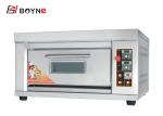 One Deck One Tray Baking Oven Stainless Steel Gas Kitchen Equipment