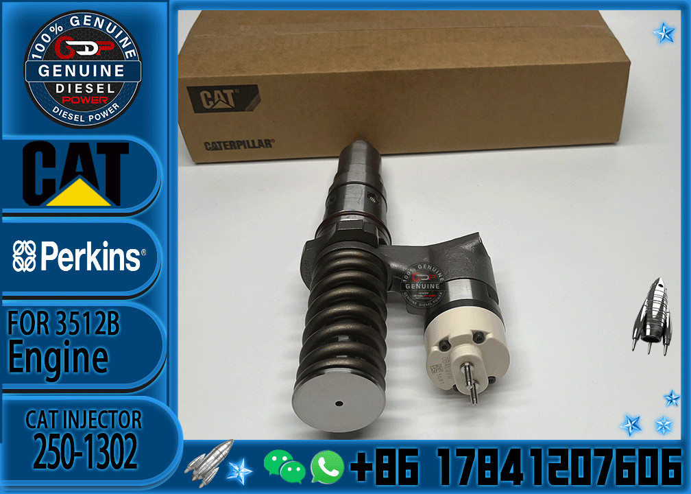 Diesel Fuel Common rail Injector 250-1302 2501302 10R-1303 10R1303 for CAT 3512B 3516B engine