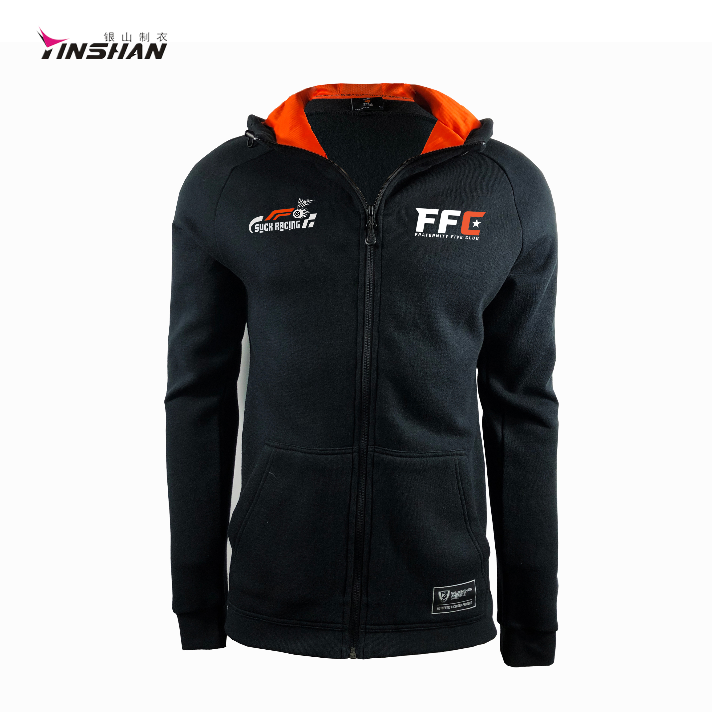Stylish Customized F1 Car Racing and Motorcycle Racing Hoodie with Embroidered Logo