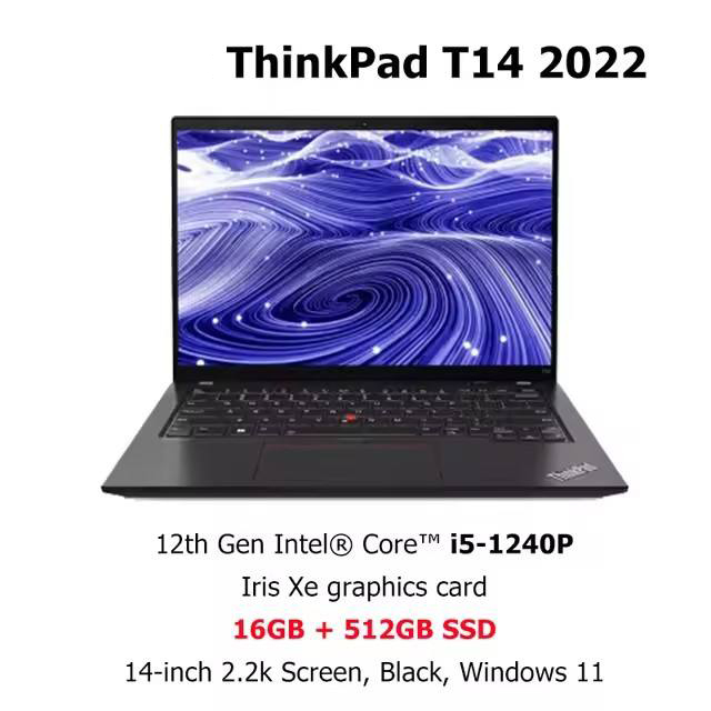 Customized high quality Thinkpad T14 14" Touchscreen Amd 7 Pro Laptops With 16 Gb Lpddr5-sdram 512 Gb SSD Notebooks Computers