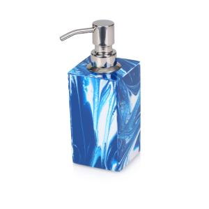 Quality hotel sea blue series resin shampoo dispenser for 5-star hotel bathroom accessories wholesale