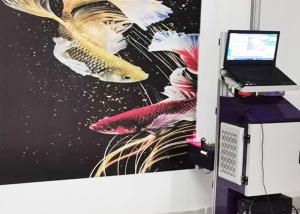 Quality TECO Motor 1440dpi CMYK Direct Wall Inkjet Printer wholesale