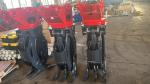 360 Degree Hydraulic Rotating Gripper , Excavator Hydraulic Log Grab