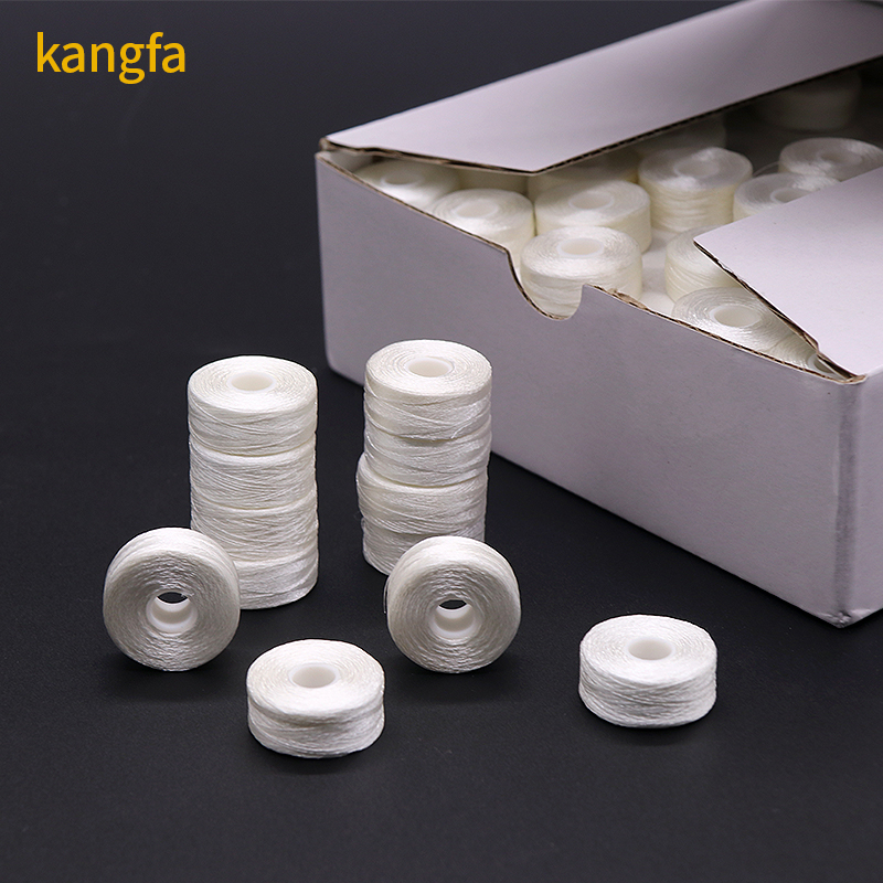 120Yard/cone Polyester Embroidery Thread Colored Pre-wound Bobbin Thread for Embroidery