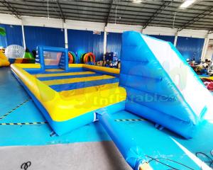 Quality Blow Up Soccer Field Inflatable Football Pitch 12x6x2 meter wholesale