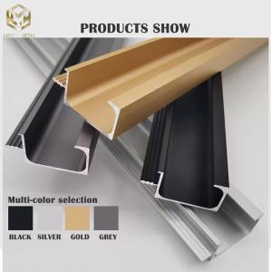 Quality Anodized Modern Kitchen Cabinet Door Frame Aluminium Profile For Glass Kitchen Doors wholesale