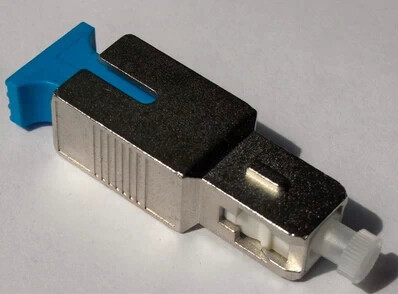 Blue Fiber Optic SC Attenuater Female to Male , Single Mode Fiber Attenuator RoHS IEC GR910 Certificate
