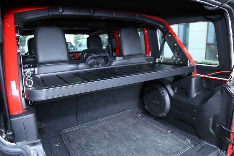 1901*600*303mm Aluminium Alloy and SUS304 Retractable Cargo Cover for Jeep Wrangler JL