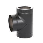 Adjustable Black Chimney Pipe Accessories Prepainted Steel Construction