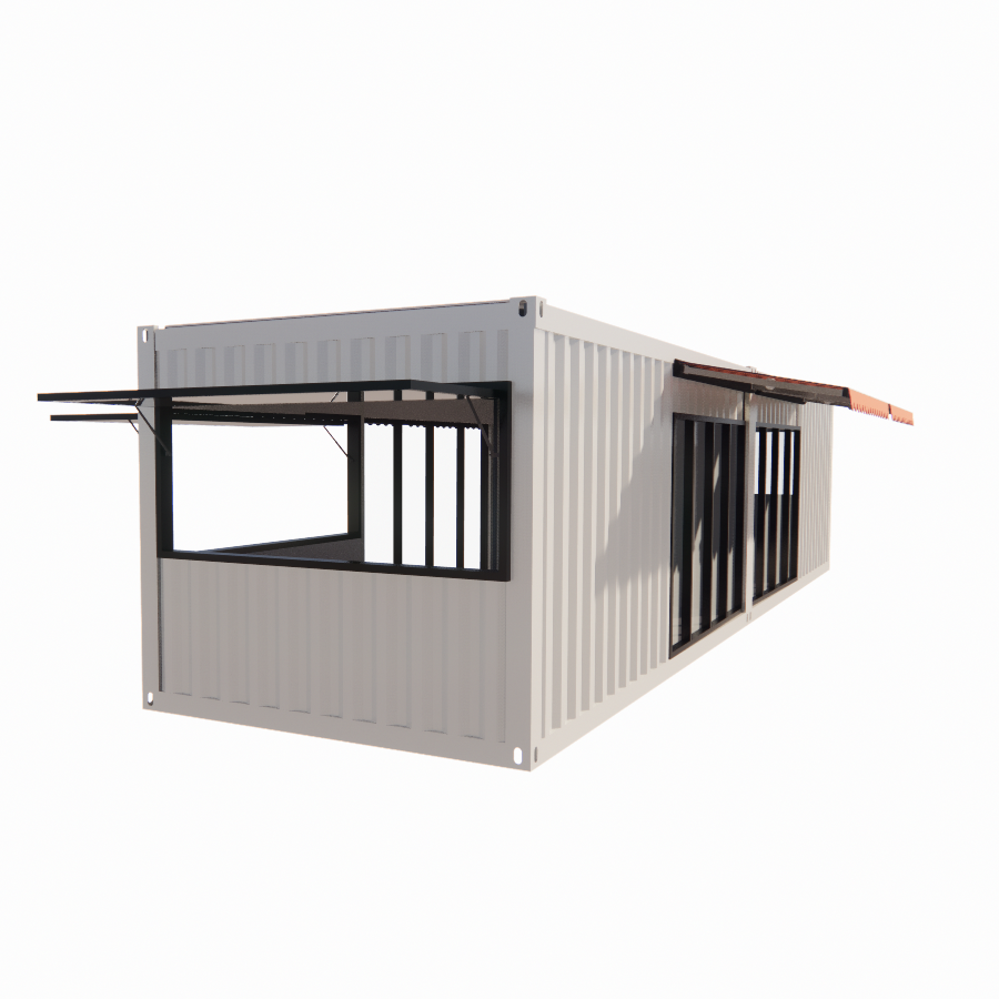 20ft 40ft Portable Kiosk Modified Prefab Modular Coffee Shop Shipping Container Bar Transforming Your Bathroom Experience