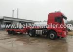 Dongfeng 2 Axle Heavy Duty Trailer , Semi Low Bed Trailer 4X2 Wheel Mode