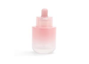 Quality 50ml Luxury Pink Essential Oil / Essence Glass Dropper Bottle For Cosmetic wholesale
