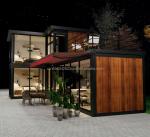 Galvanized Steel Square Tubes Main Structure Container Houses for Luxury