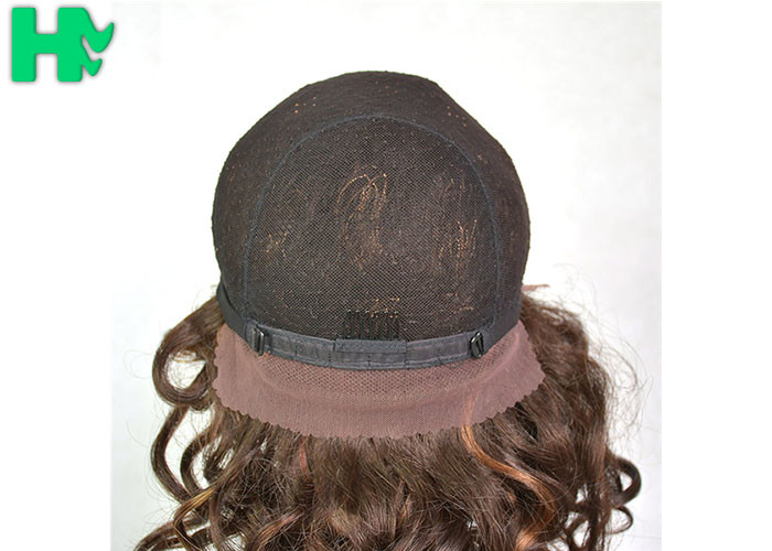 Cosplay Hair Brown Inner Buckle Women Wig For Heat Resistant Synthetic Wigs