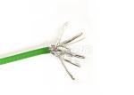 100% Bare Copper Cat 7 Lan Cable PVC Jacket Pass Fluke HDPE Insulation
